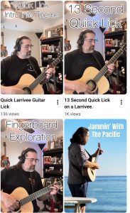 screen shots of Mac5150 youtube channel shorts